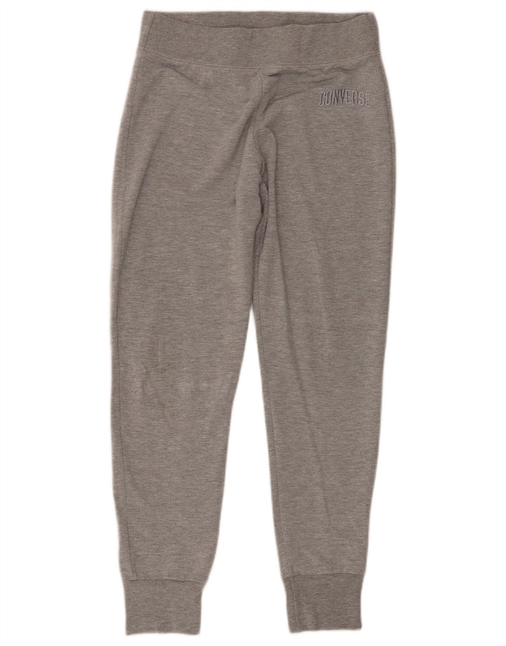 Calça de treino feminina Converse Joggers UK 14 cinza médio