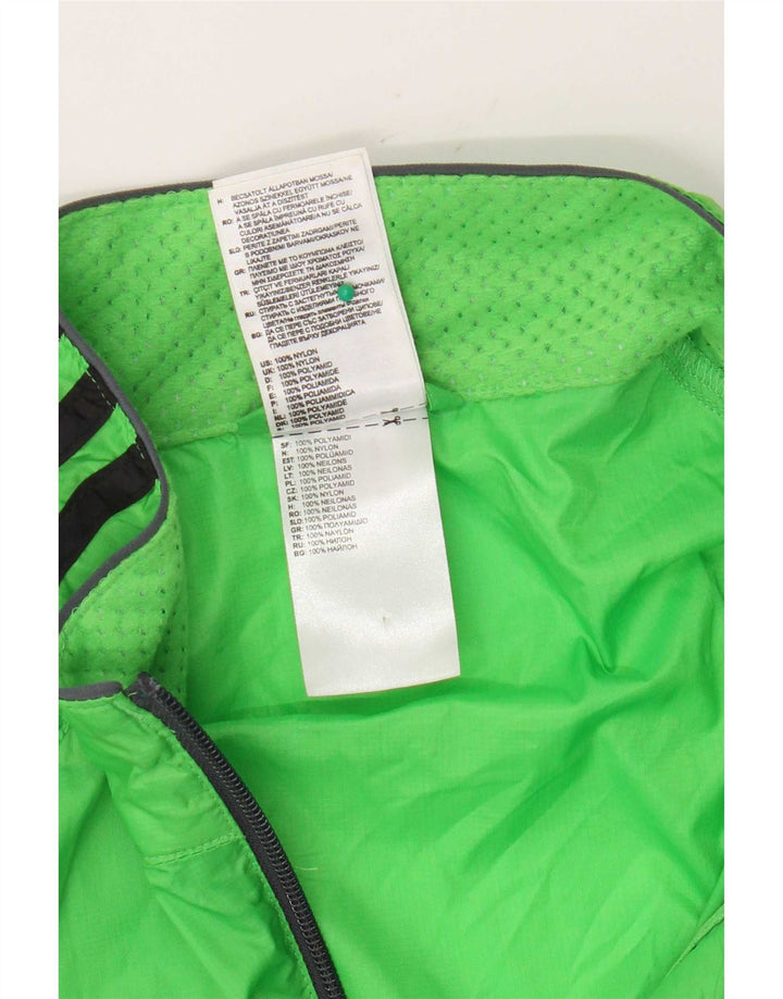 Jaqueta de chuva masculina Adidas UK 40 grande nylon verde