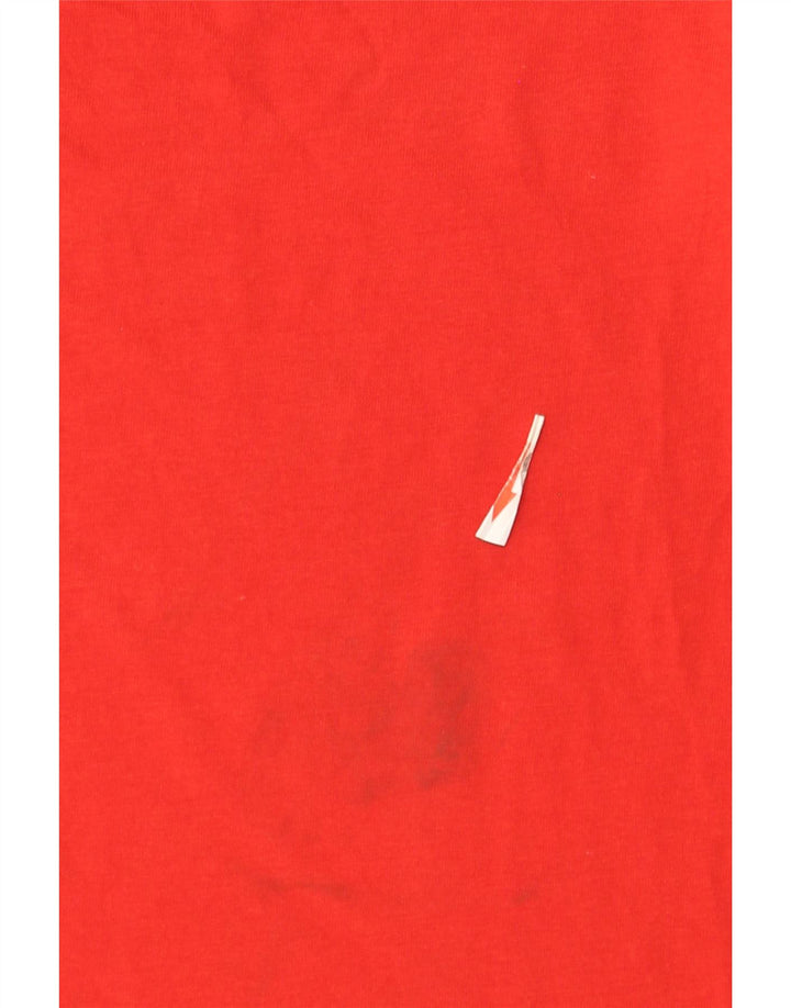 Camiseta gráfica masculina Avirex Top XL de algodão vermelho