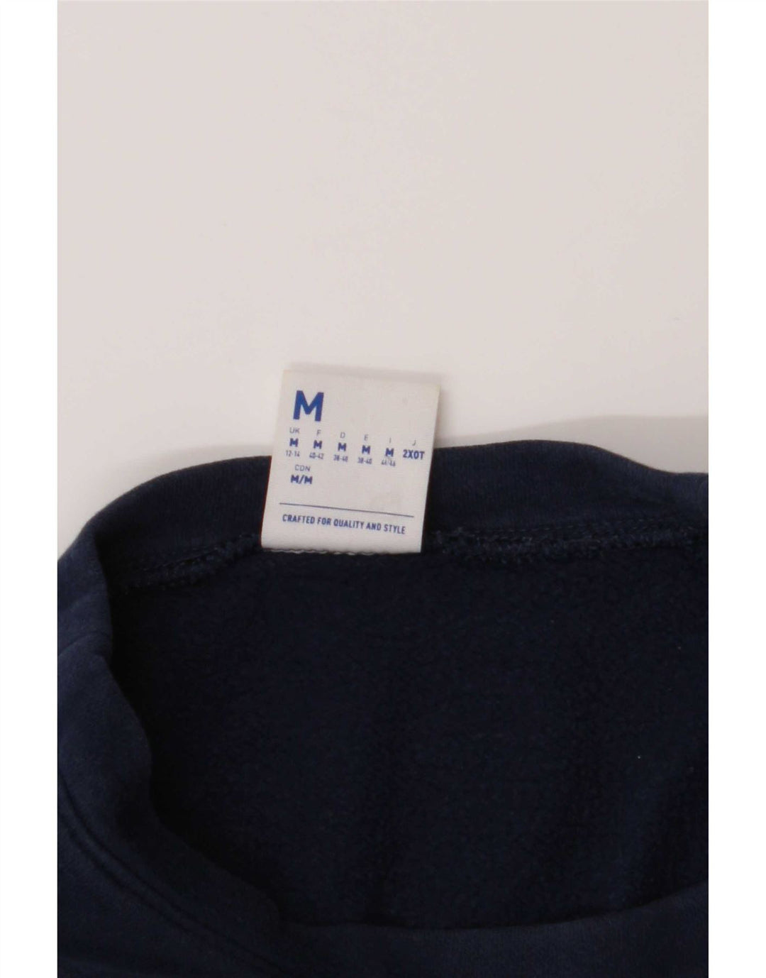 Reebok feminino gráfico oversized moletom jumper reino unido 12/14 médio azul marinho