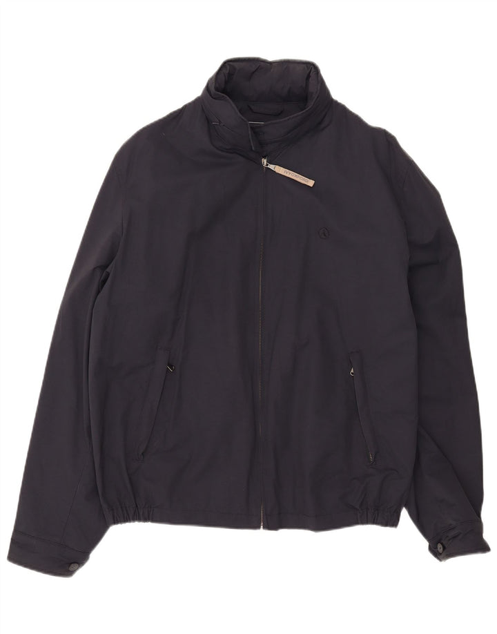 Jaqueta bomber masculina com capuz Ivy Oxford IT 48 algodão azul marinho médio