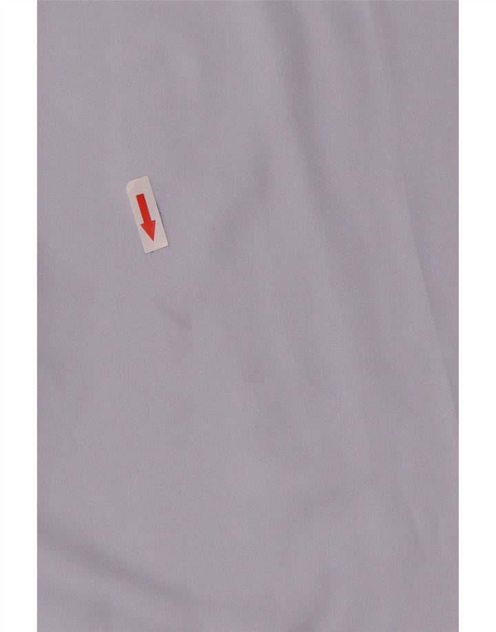 Blusa camisa oversized feminina Zara UK 10 poliéster azul pequeno