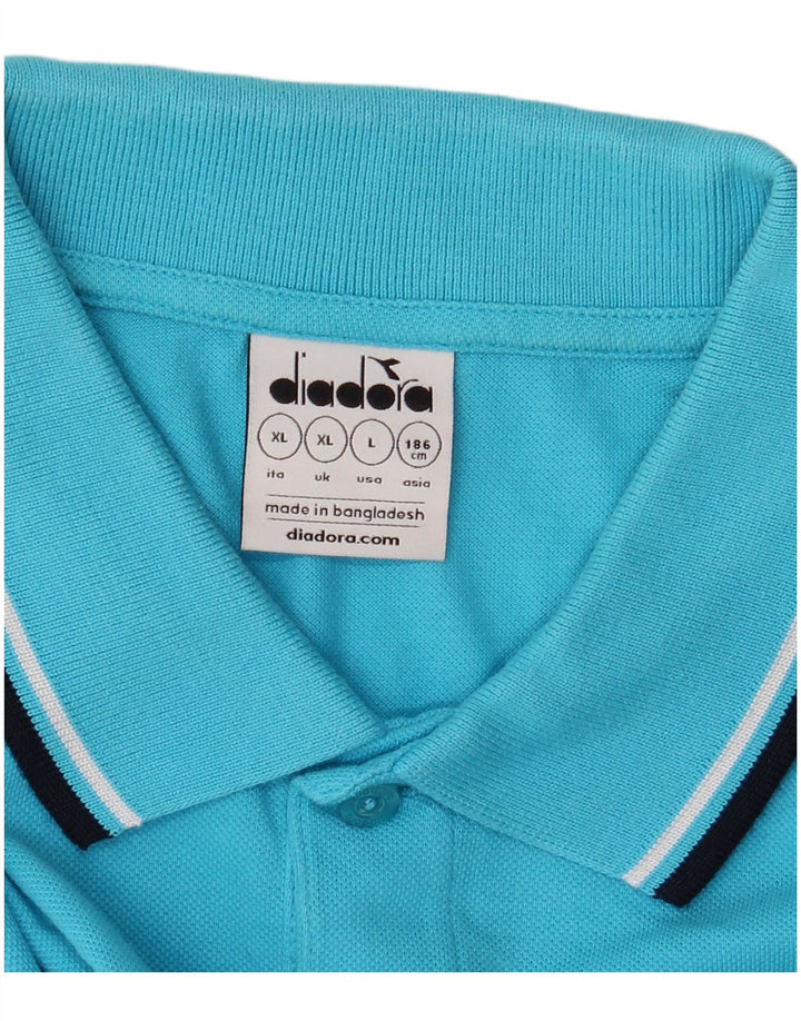 Camisa polo masculina Diadora XL azul