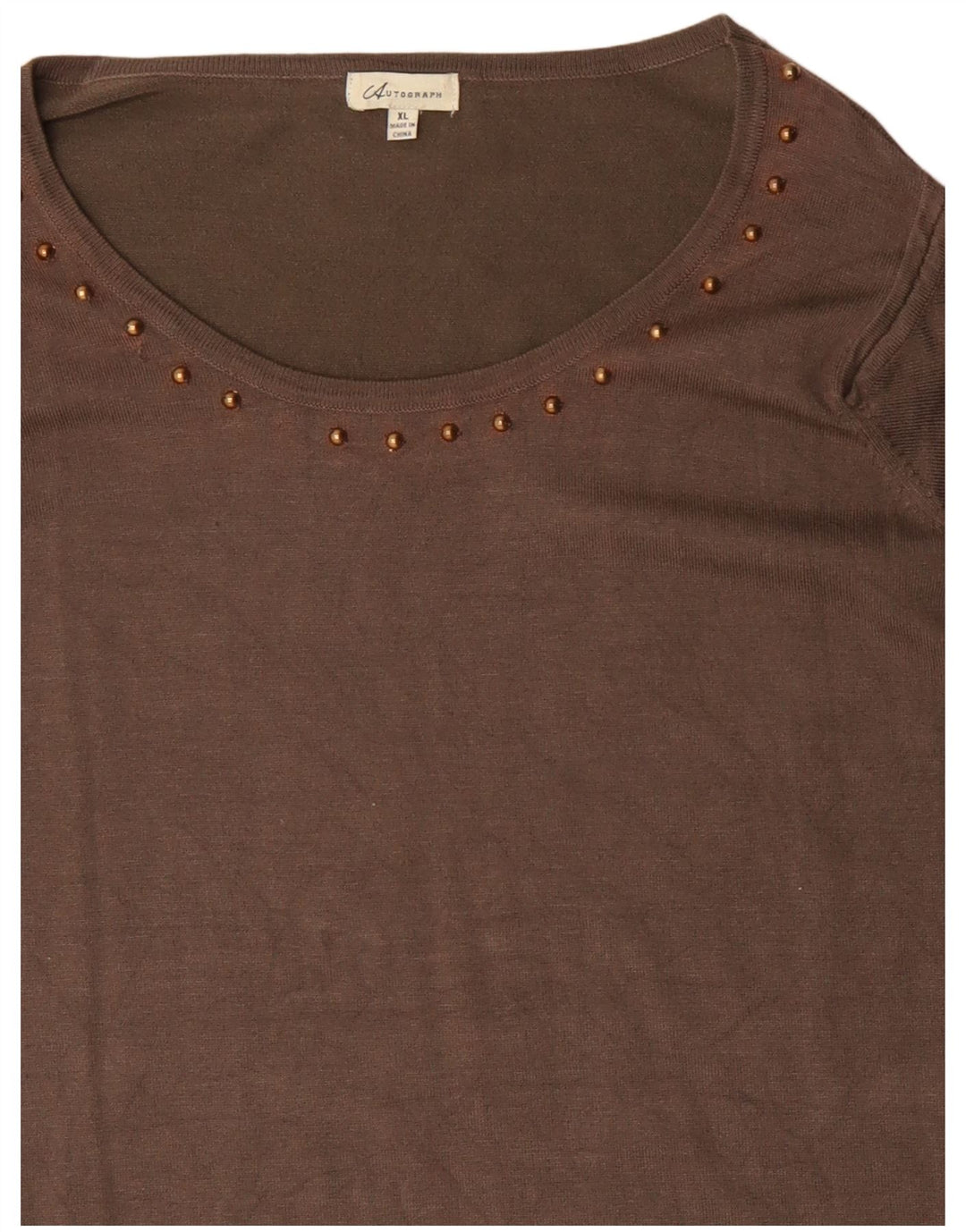 Vestido feminino Autograph Jumper da MARKS & SPENCER Reino Unido 18 XL Viscose cinza