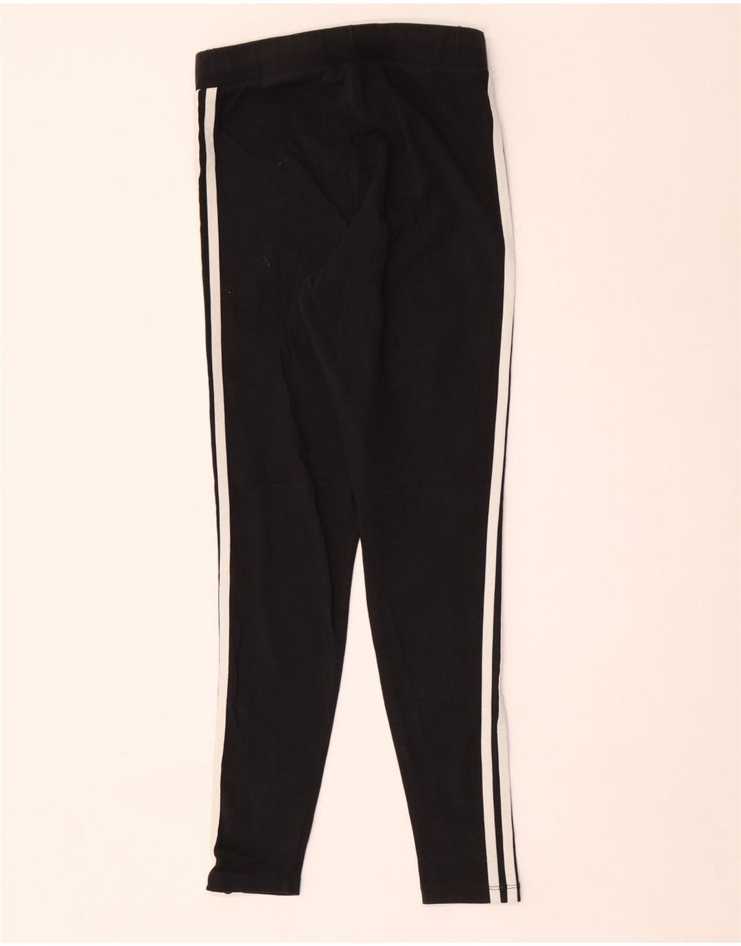 Leggings Adidas Femininas UK 12 Médio Algodão Preto