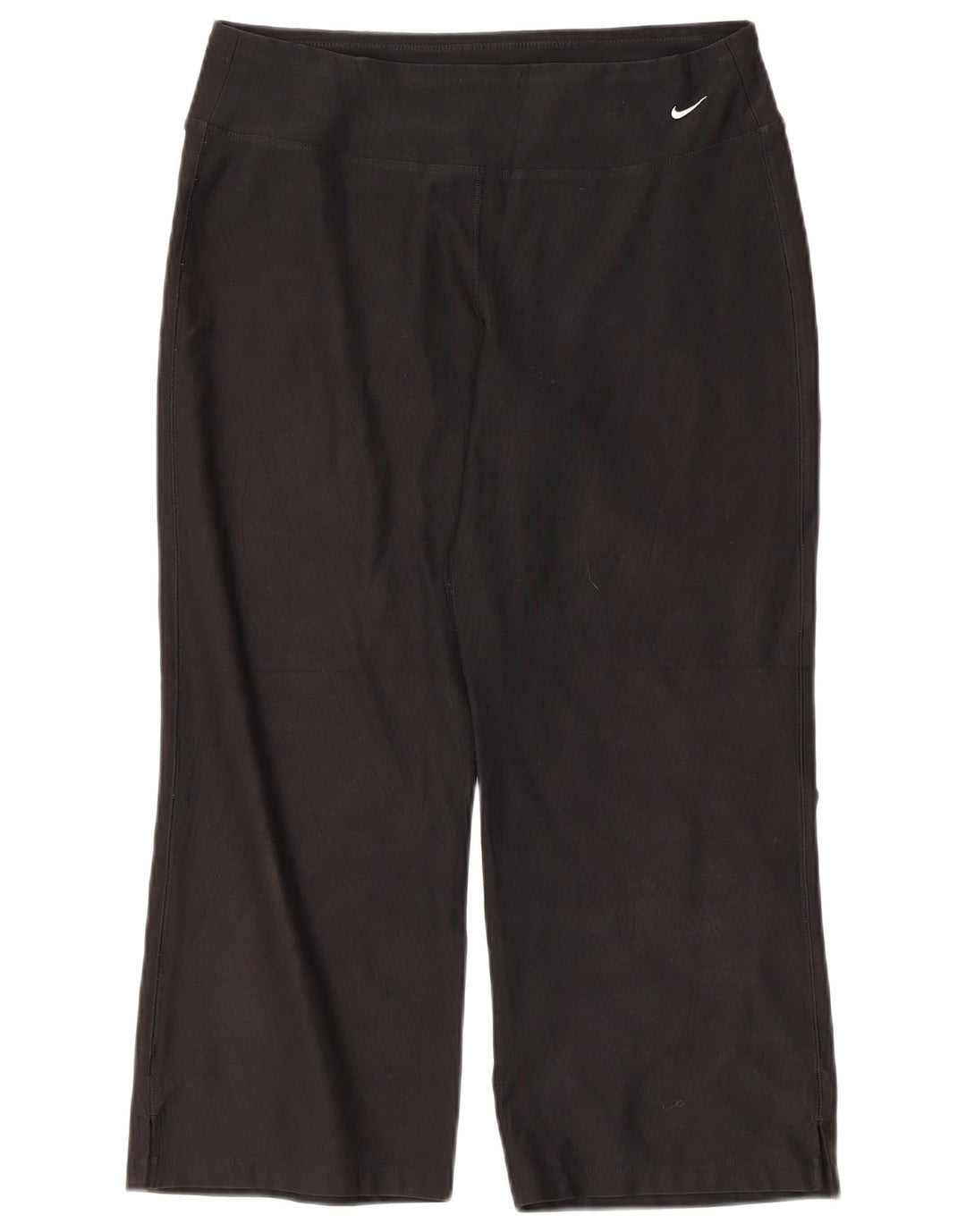 Nike Womens Capri Leggings US 8/10 Médio Preto Poliéster