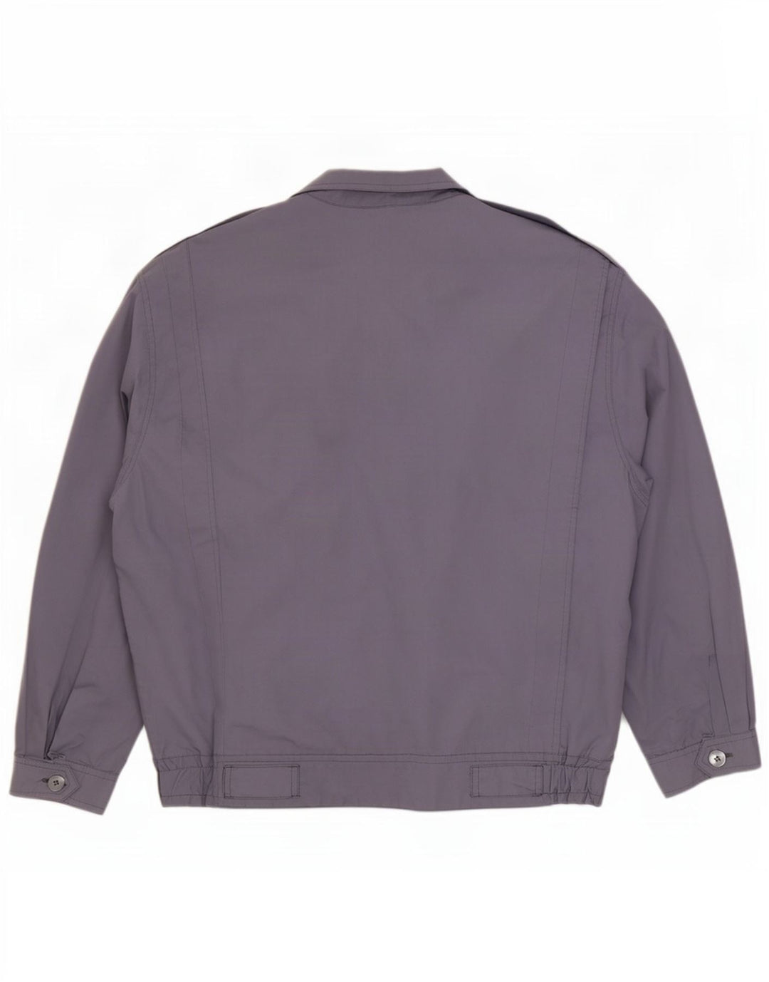 Jaqueta utilitária masculina vintage IT 54 2XL poliéster azul