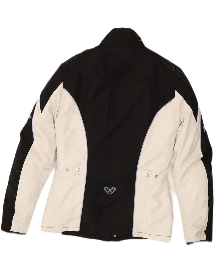 Jaqueta feminina Ixon Nirvana Graphic Racer Reino Unido 10 bloco colorido preto pequeno