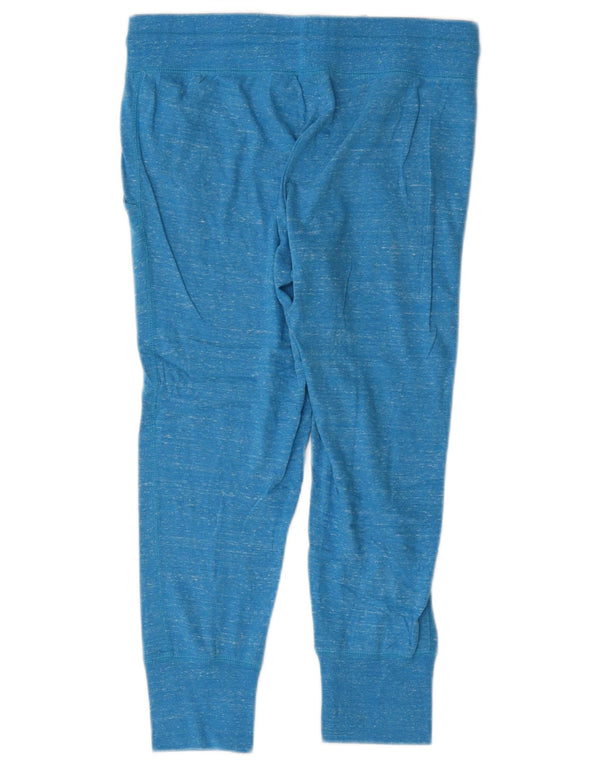 Calça esportiva feminina Nike Graphic Joggers UK 10 pequena azul manchada