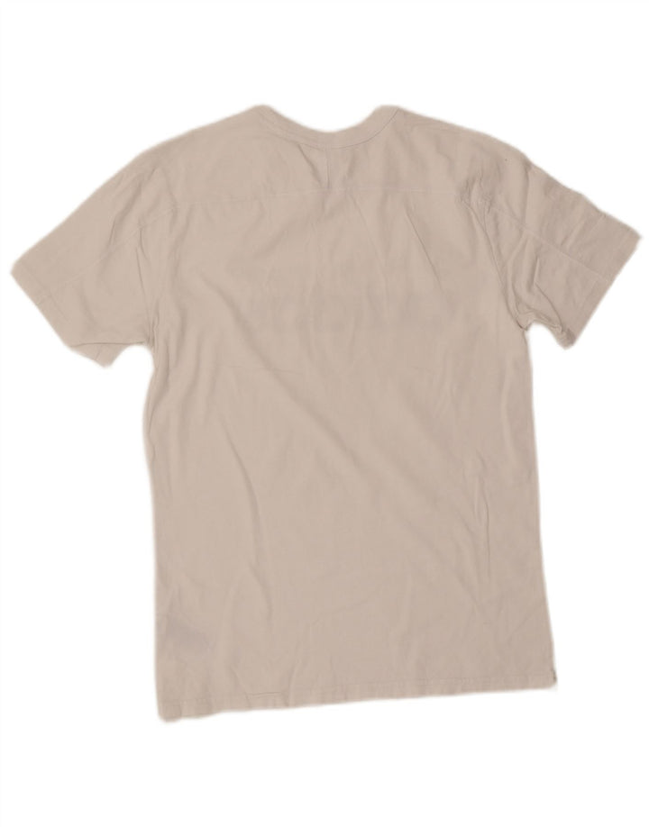 Adidas Mens Graphic T-Shirt Top Pequeno Algodão Branco