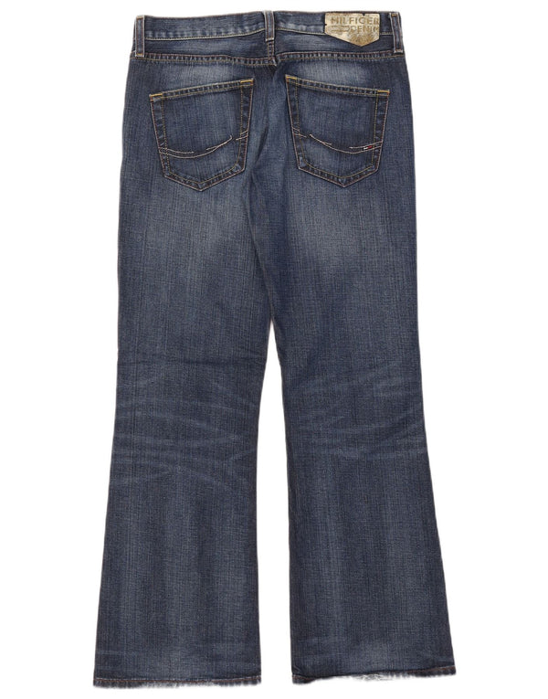 Jeans feminino Tommy Hilfiger Bootcut W29 L30 azul algodão