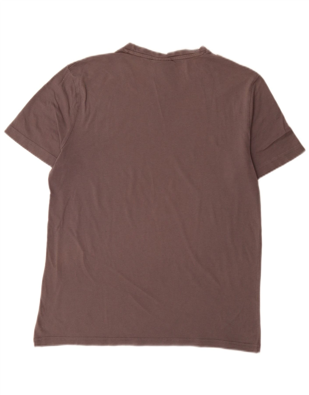 Camiseta gráfica masculina Diadora Top pequeno algodão cinza