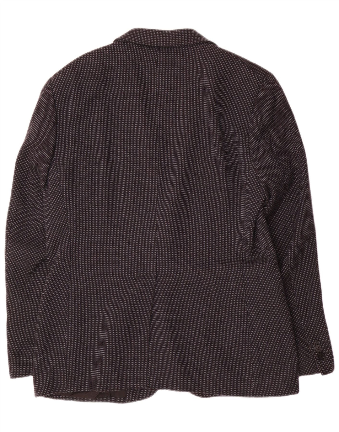 Jaqueta blazer masculina EMPORIO ARMANI com 2 botões IT 54 XL lã manchada cinza