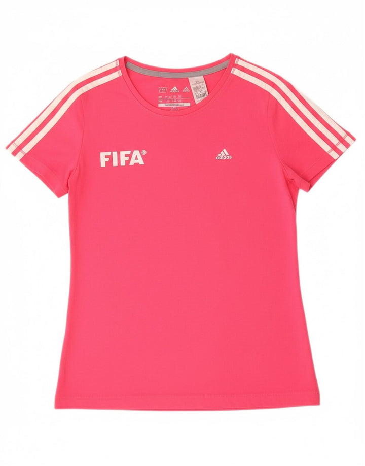 Camiseta ADIDAS Meninas Graphic 13-14 Anos Rosa