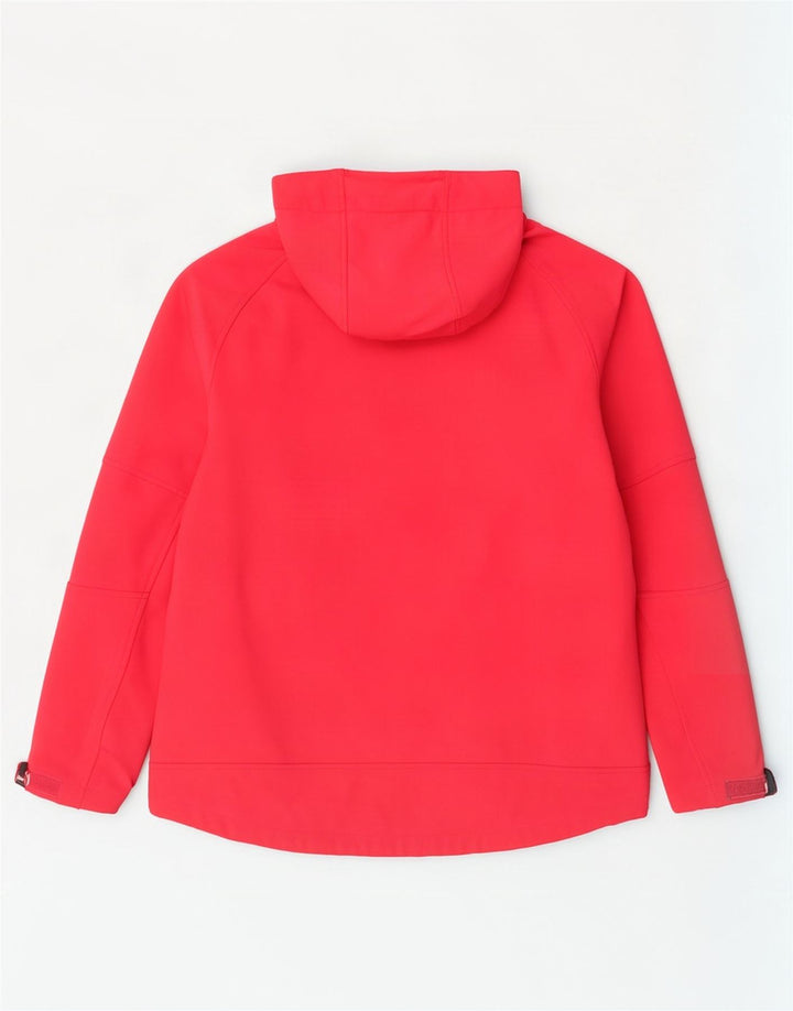 Jaqueta corta-vento feminina Tog 24 com capuz Reino Unido 12/14 vermelho médio