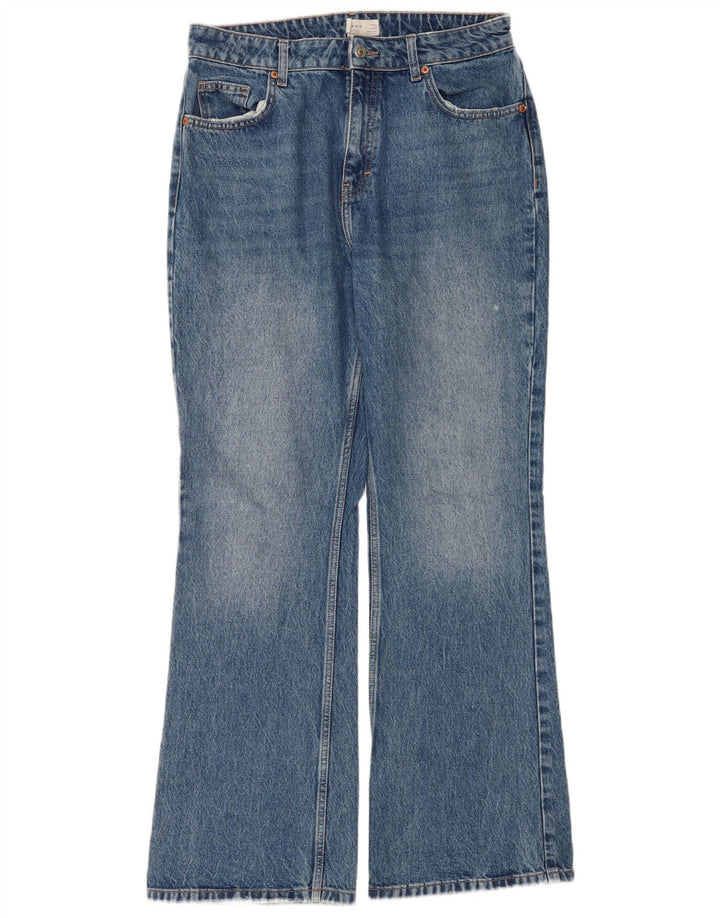 Topshop feminino bootcut jeans W32 L32 algodão azul