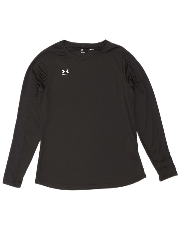 Under Armour Masculino Top Manga Longa Grande Poliéster Preto