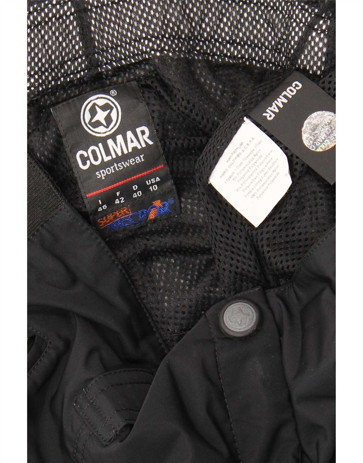 Calça de esqui feminina Colmar US 10 grande W30 L30 poliamida preta