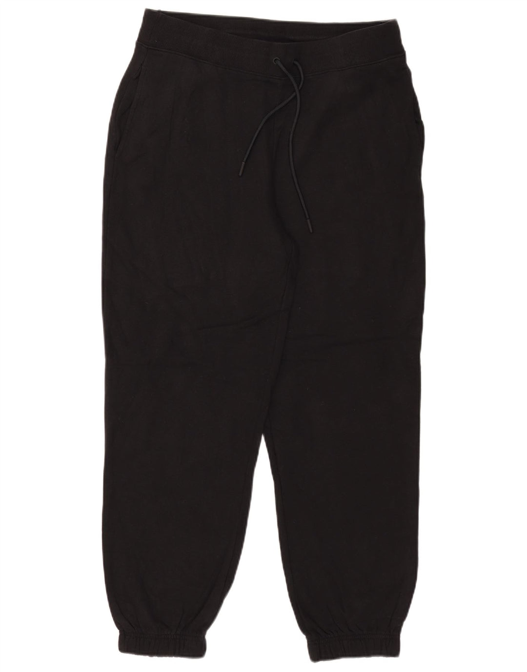 Calça de treino feminina Marks & Spencer Joggers Reino Unido 14 grande algodão preto