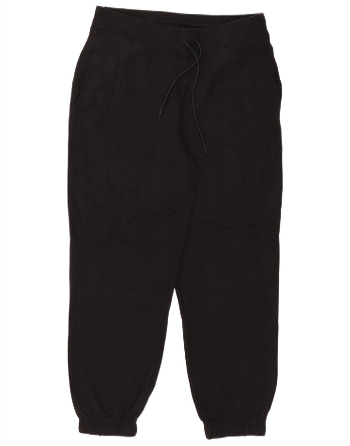 Calça de treino feminina Marks & Spencer Joggers Reino Unido 14 grande algodão preto