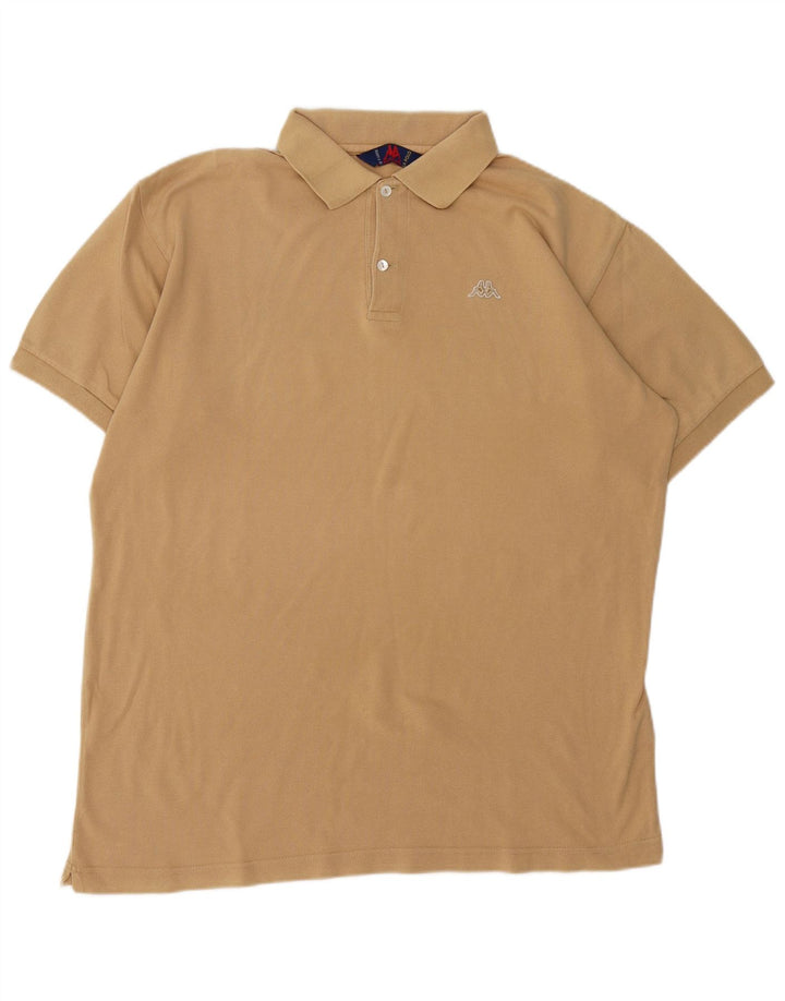 Camisa polo masculina KAPPA XL algodão bege