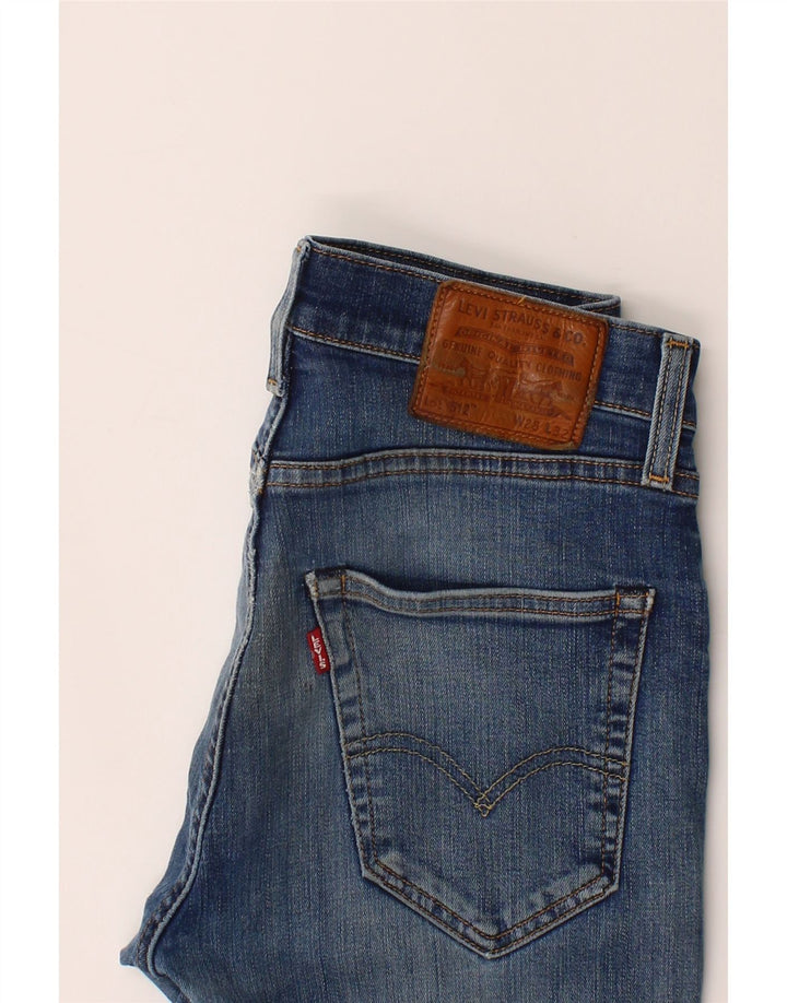 LEVI'S Womens Slim Tapered Jeans W28 L25 Blue Cotton Vintage Levi's and Second-Hand Levi's from Messina Hembry 