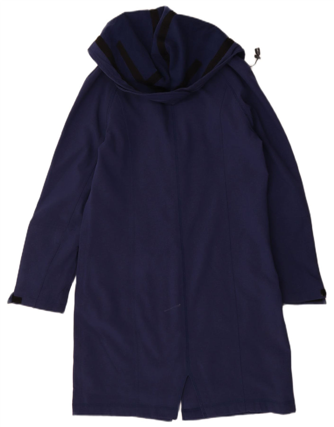 Capa de chuva feminina com capuz Marks & Spencer Reino Unido 14 médio azul marinho