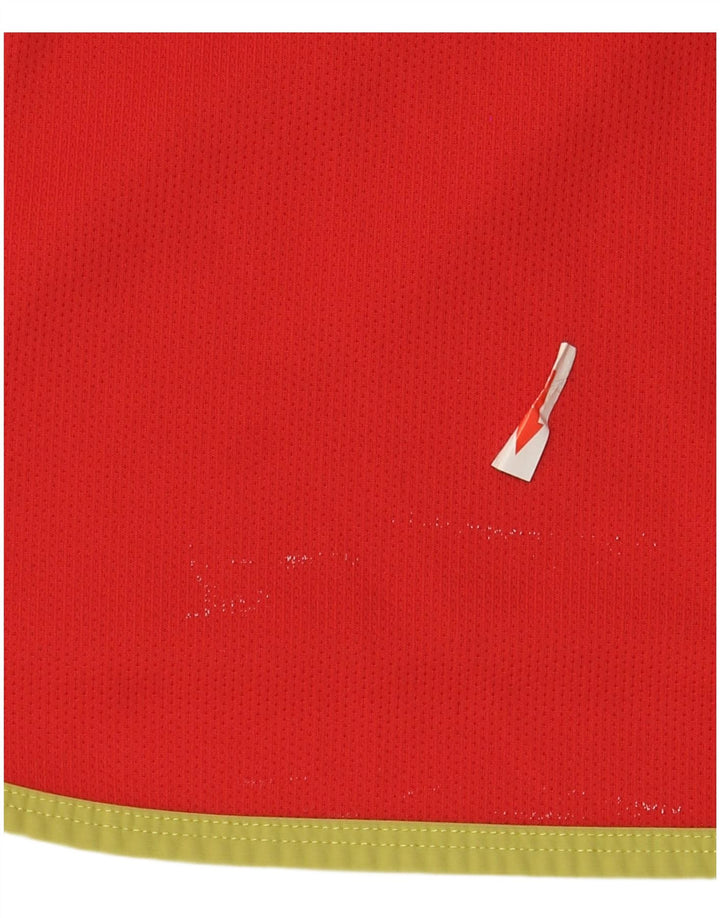 Camiseta gráfica masculina Canterbury Top médio vermelho colorblock