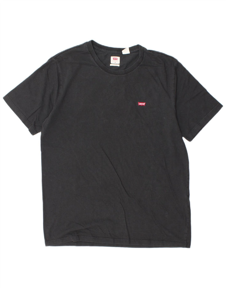 Camiseta masculina padrão Levi's Top médio preto