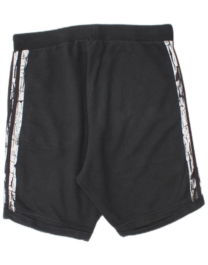 Adidas Mens Sport Shorts Médio Algodão Preto