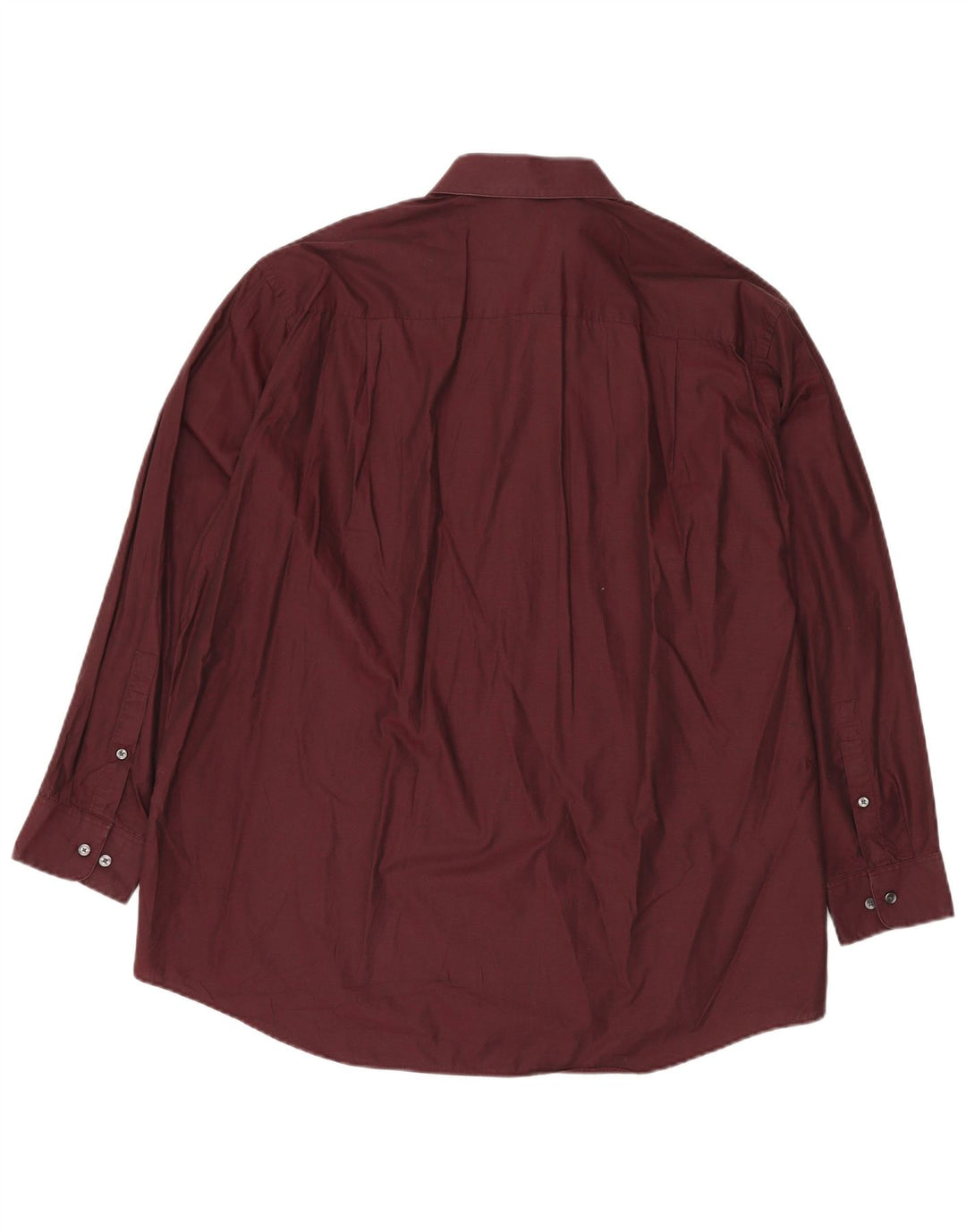 CALVIN KLEIN Camisa masculina de ajuste regular tamanho 18 2XL algodão marrom