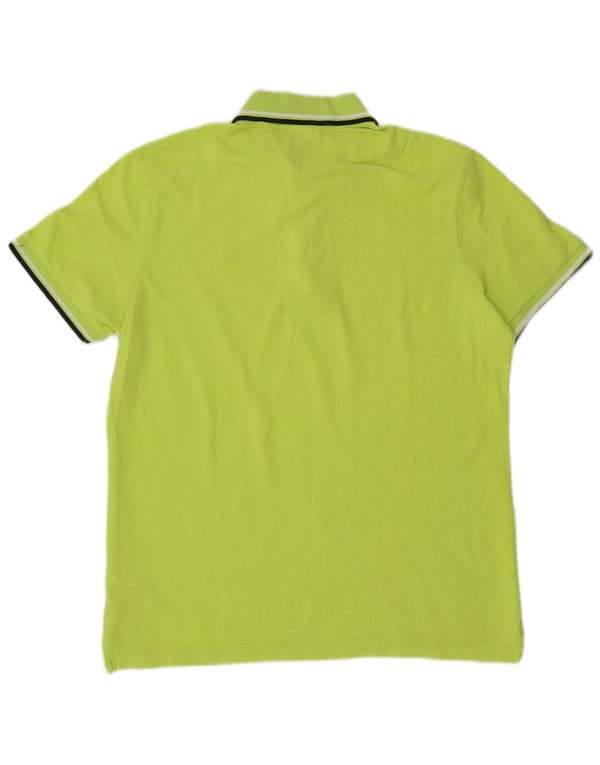 Camisa polo masculina Diadora grande algodão verde
