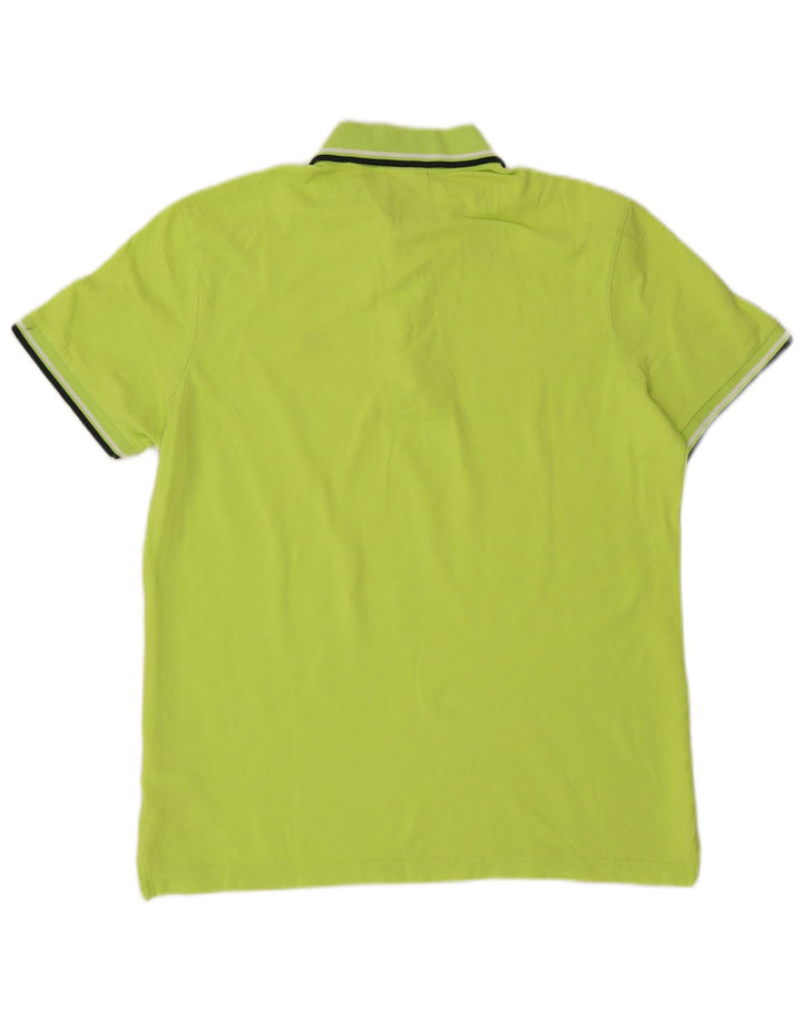 Camisa polo masculina Diadora grande algodão verde