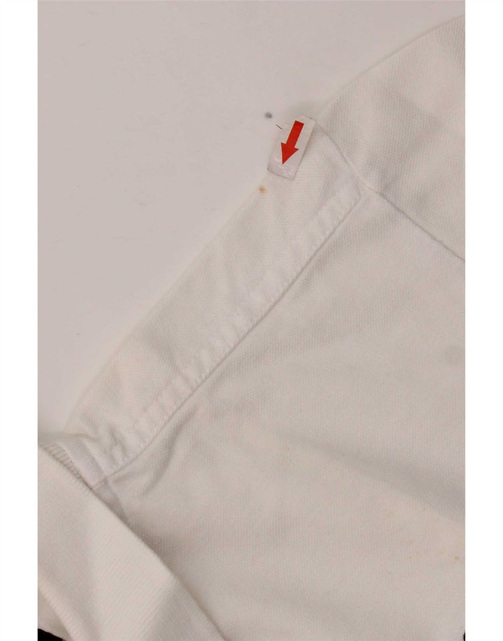 Camisa polo masculina Kappa grande algodão branco