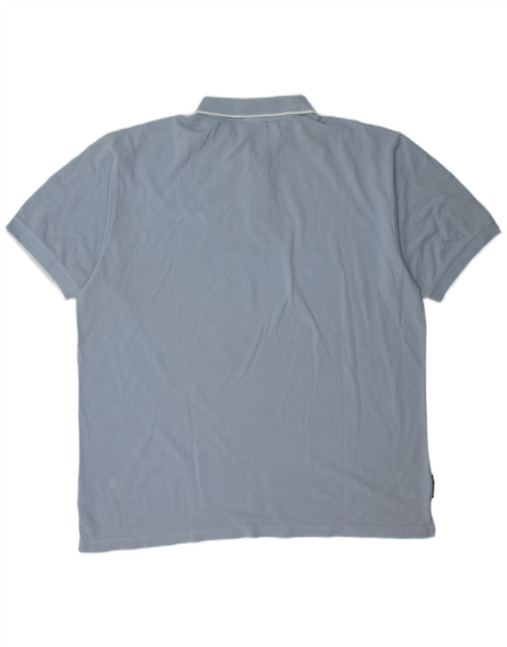 Camisa polo masculina REEBOK XL azul algodão