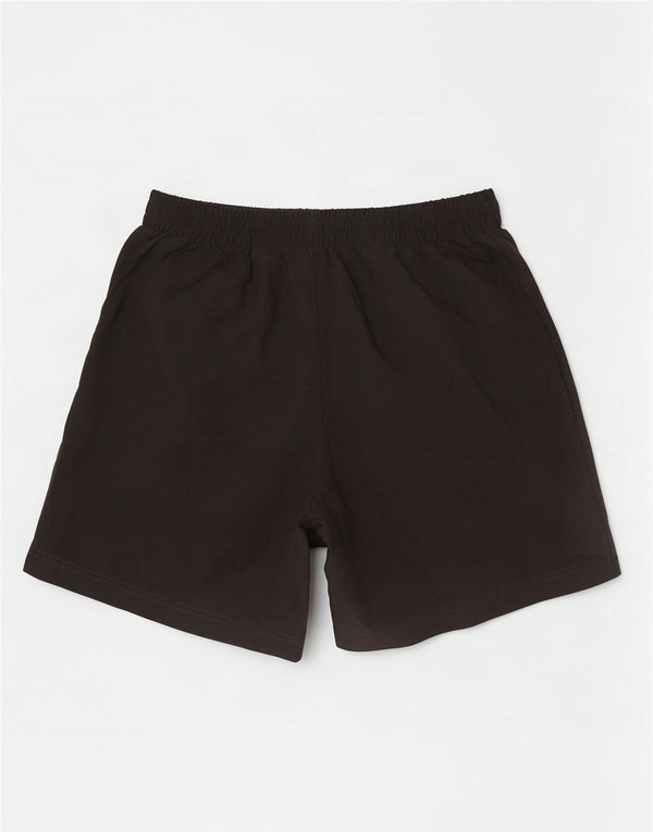 Shorts esportivos masculinos Adidas médio preto poliéster