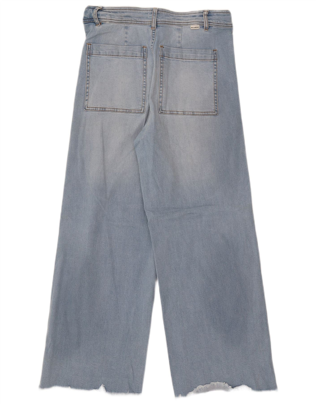 Calça jeans feminina BILLABONG cintura alta com perna larga W30 L27 azul