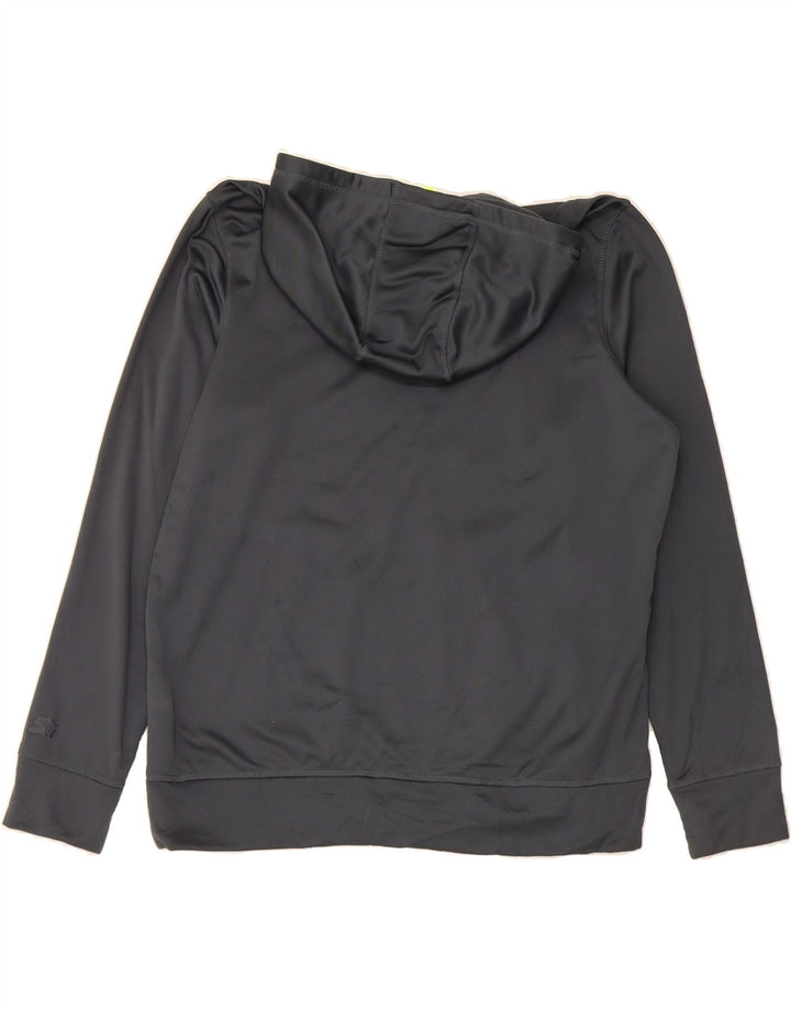 STARTER Mens Hoodie Jumper Large Black Polyester Vintage Starter and Second-Hand Starter from Messina Hembry 