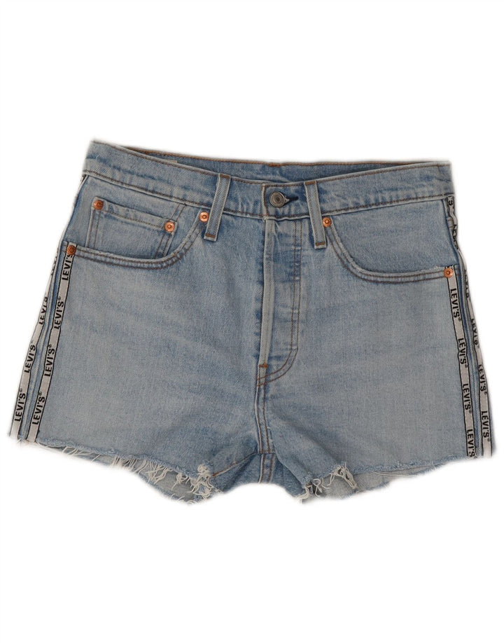 Shorts jeans feminino 501 da LEVI'S W28 azul médio