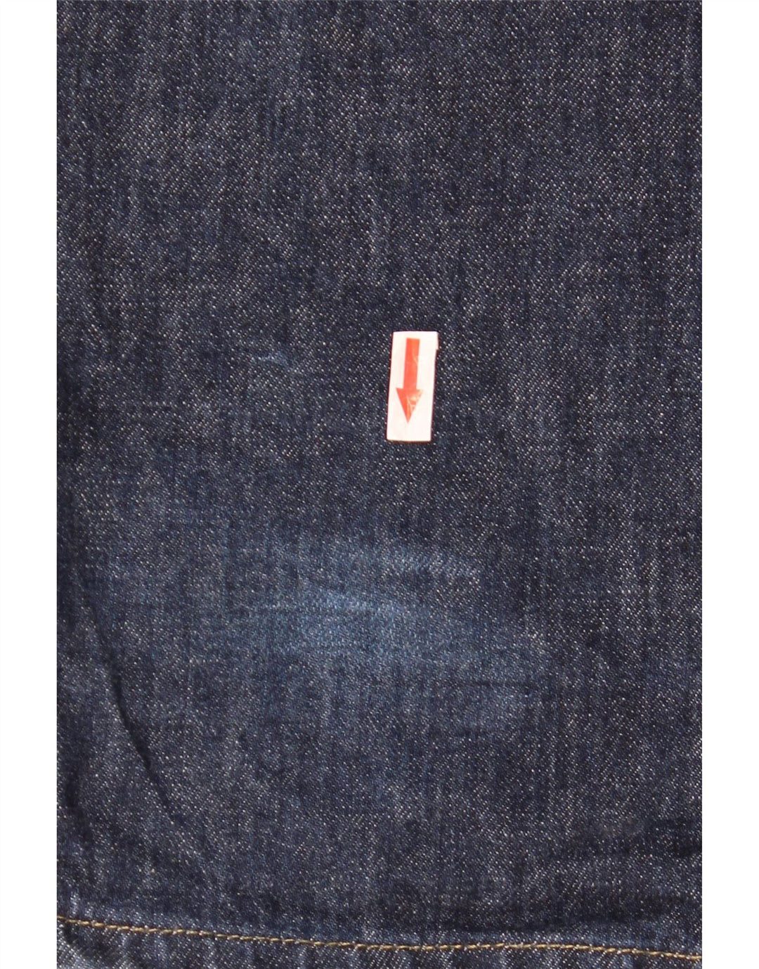 Calça jeans reta masculina Armani W33 L36 azul marinho manchado