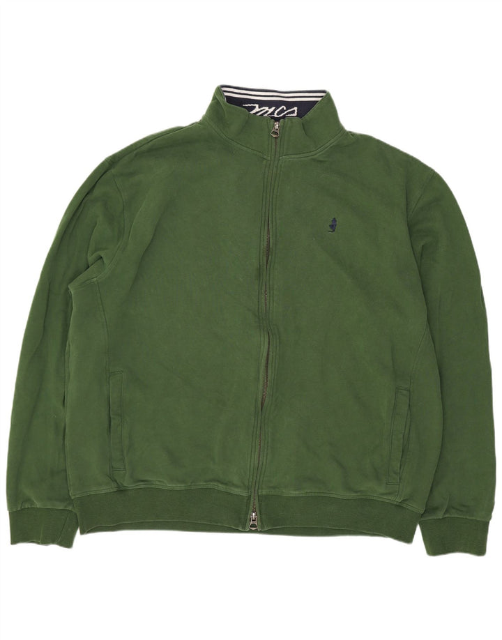 Marlboro Classics Mens Treino Top Jaqueta 3XL Algodão Verde