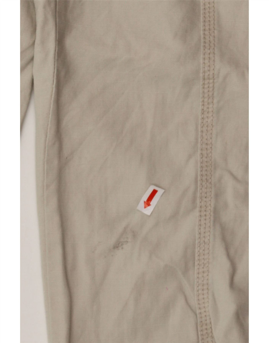 EDDIE BAUER Womens Straight Capri Trousers Small W34 L22 Beige Cotton Vintage Eddie Bauer and Second-Hand Eddie Bauer from Messina Hembry 