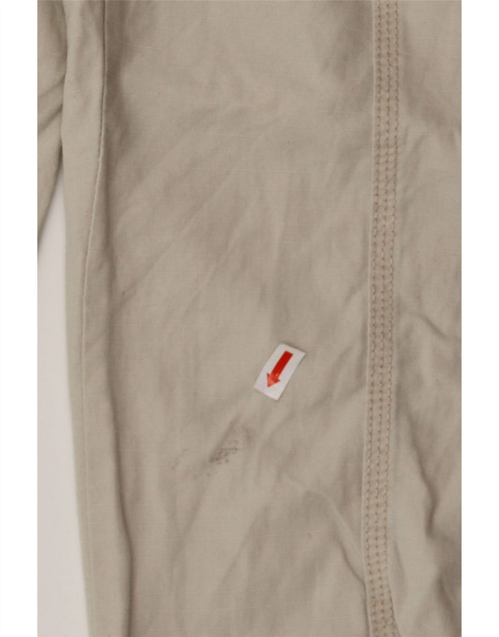 EDDIE BAUER Womens Straight Capri Trousers Small W34 L22 Beige Cotton Vintage Eddie Bauer and Second-Hand Eddie Bauer from Messina Hembry 
