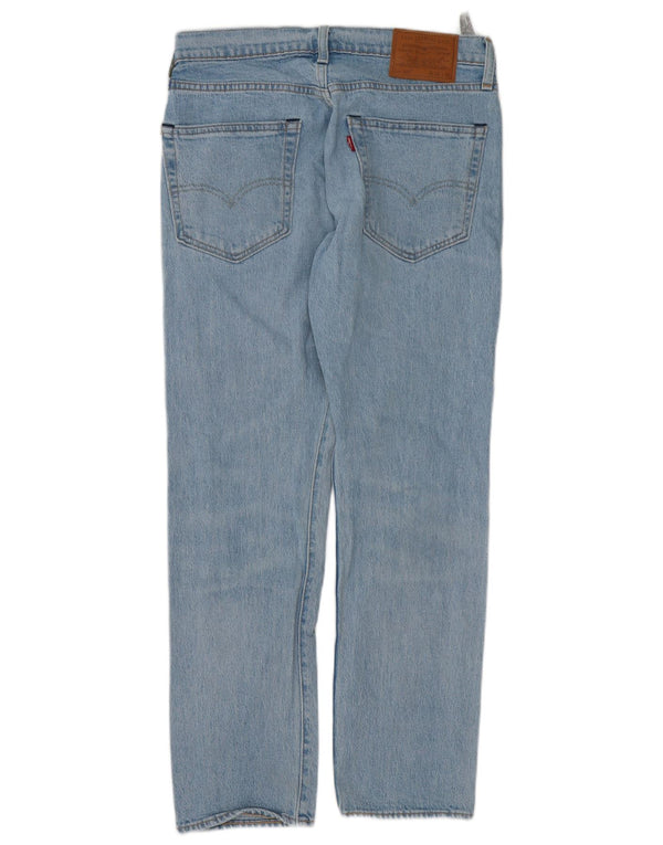 Levi's Masculino 502 Tapered Jeans W30 L28 Azul Algodão