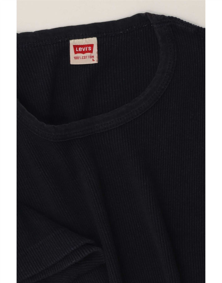Camiseta masculina Levi's grande algodão azul marinho