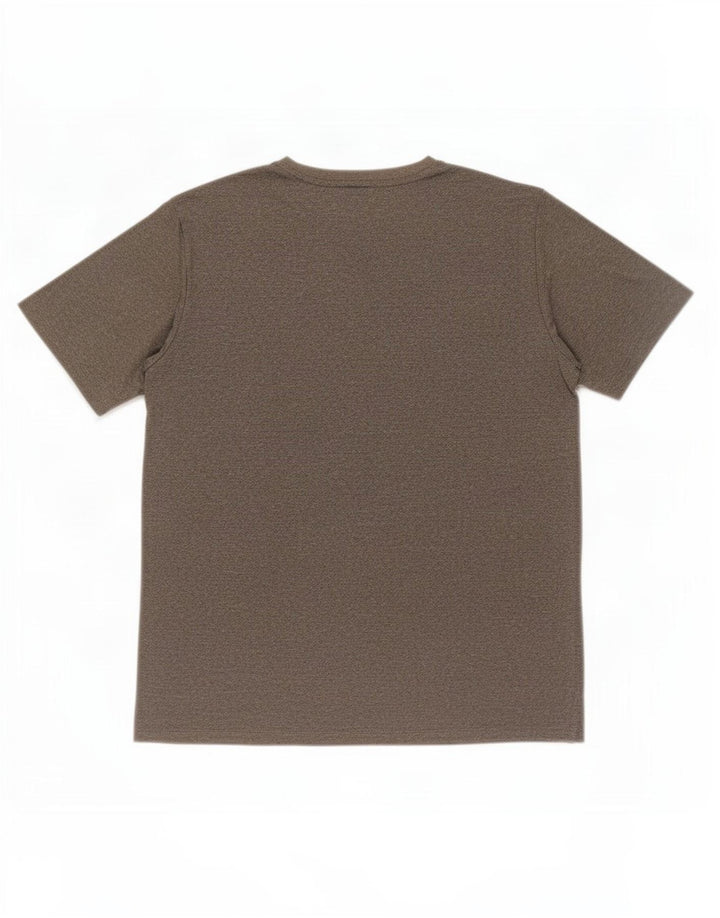 Camiseta masculina Puma Graphic grande poliéster manchado cinza