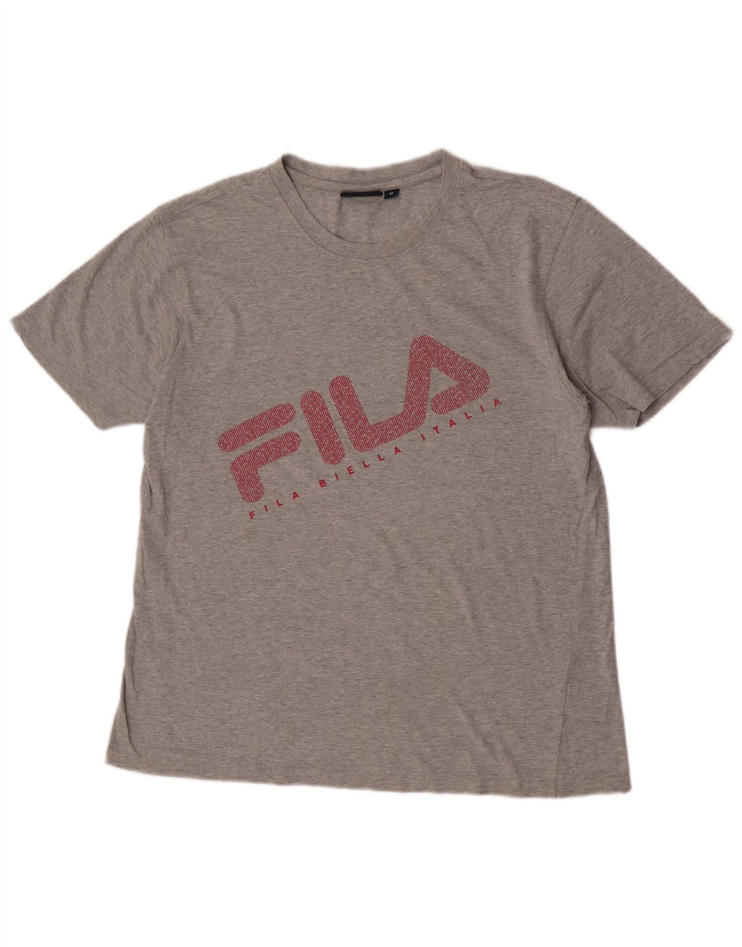 Camiseta masculina Fila Graphic cinza médio