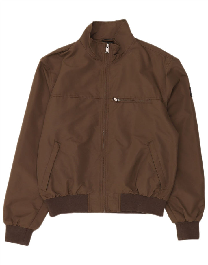 Jaqueta bomber masculina CANADIENS IT 50 grande marrom nylon