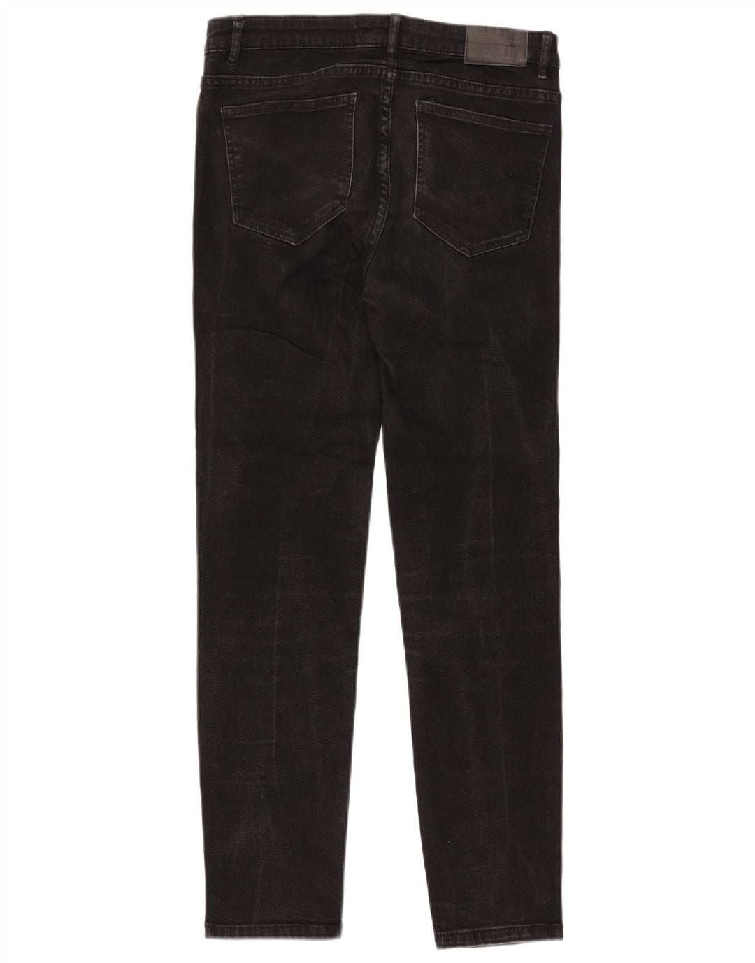 ZARA Jeans Slim Feminino EU 40 Médio W30 L28 Preto