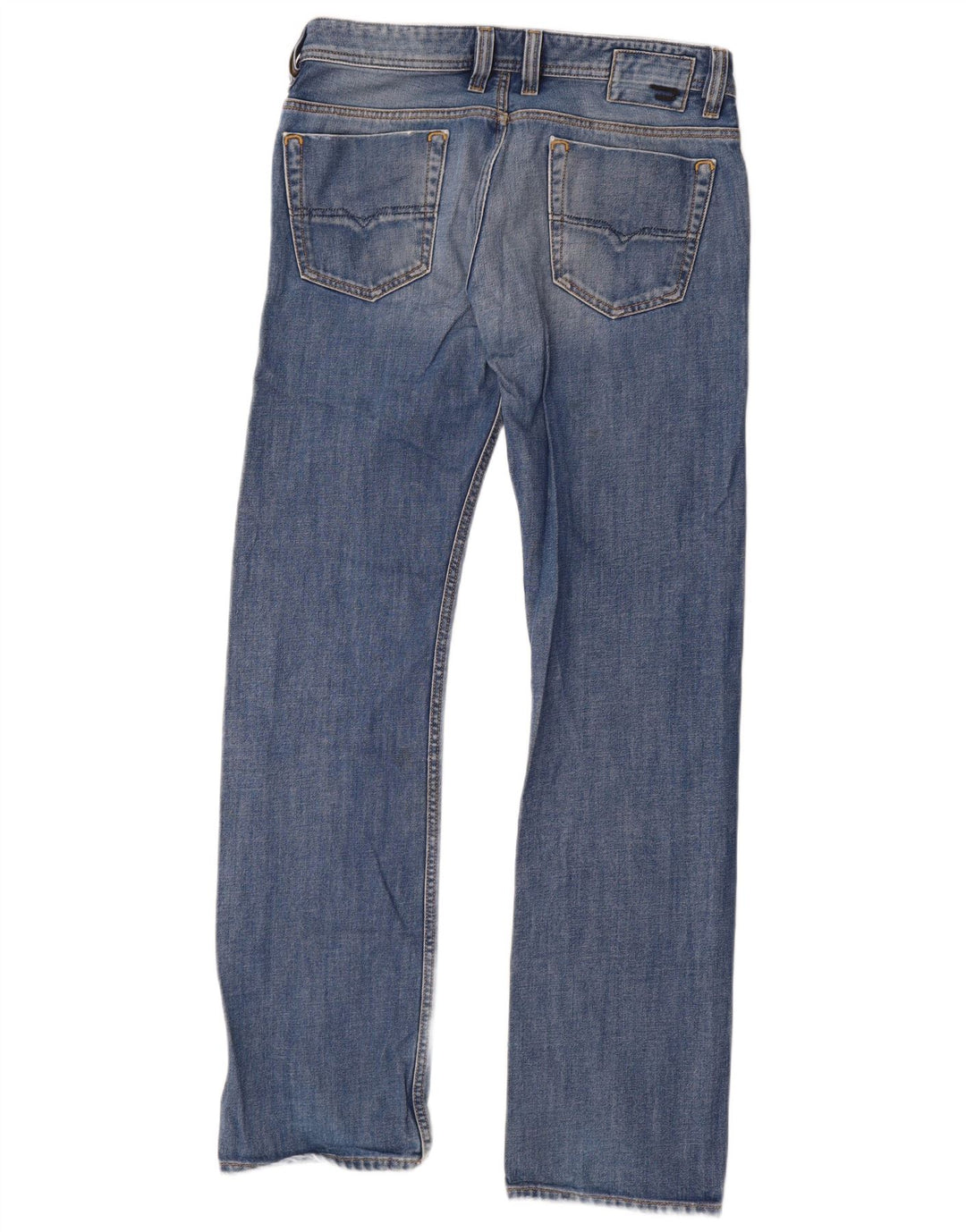 Diesel Masculino Viker Straight Jeans W32 L34 Azul Algodão